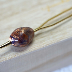 ～着物髪飾り＊個性ある煌めきを～【marble bijou / かんざし】 3枚目の画像
