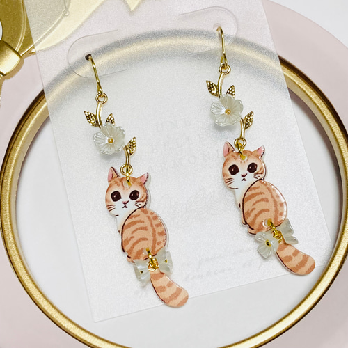 ☆プリンとsweets猫ちゃんピアス☆