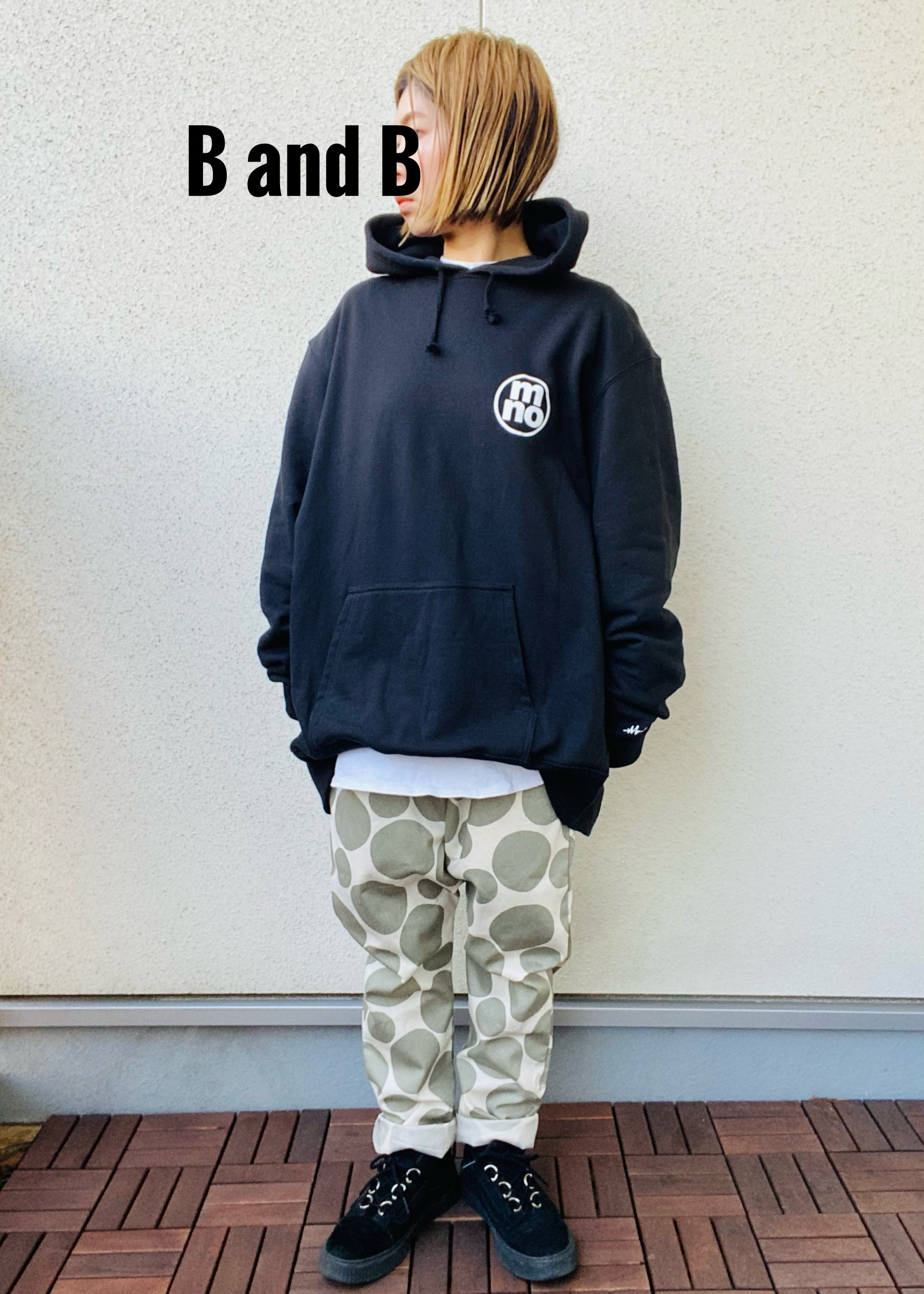 【大人】サルエルパンツ  ユニセックス/ビッグドット柄