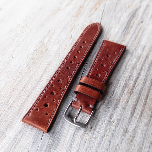 イタリア製カーフレザー 時計ベルト 20mm「まるで存在していないかの  