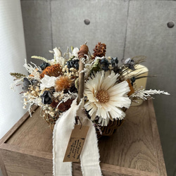 受注！再…販！ドライフラワーハーフリース リース la vonde fleur 通販