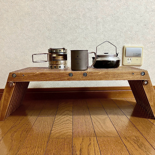 折りたたみ式ローテーブル No.5 アウトドア キャンプ ローテーブル