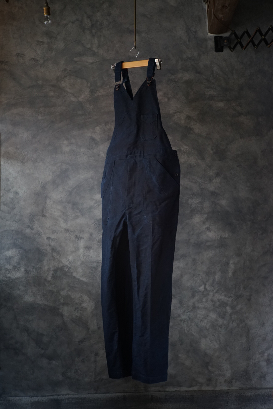 オーバーオールⅠインディゴモールスキン        Ω