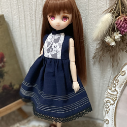 ピュアニーモ　オビツ22 22cmドール服 月光　ワンピース 2枚目の画像