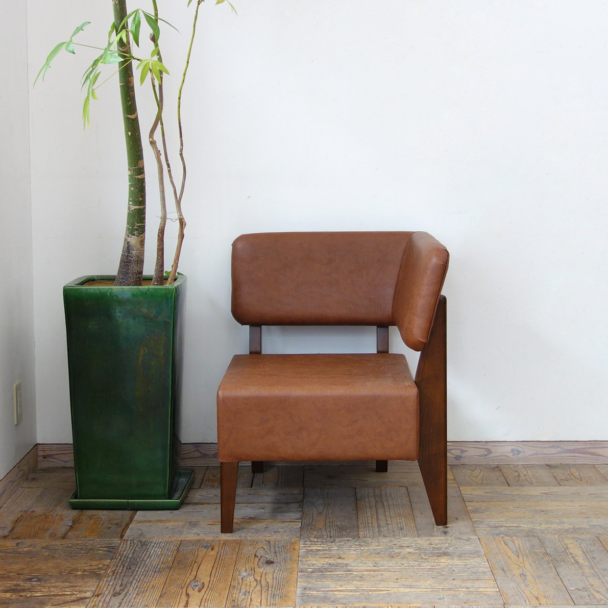 【Creema限定価格】1s Standard-L(左) sofa（BR×Ba-04ライトブラウン）