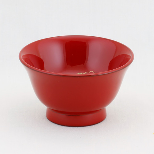 伝統工芸 輪島塗 ぐいのみ「朱塗～干支 辰蒔絵」 【17-6】 おちょこ