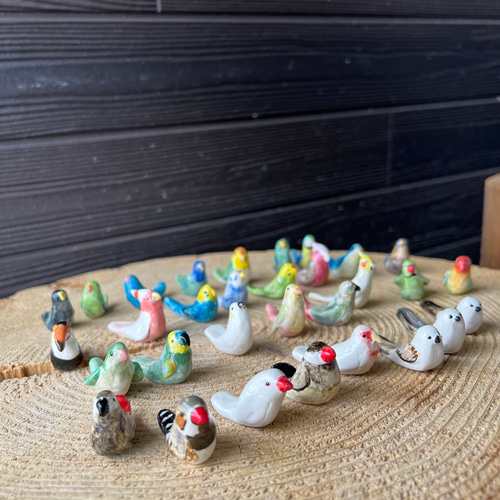 いけママ様❤セキセイインコ 箸置き♡印鑑スタンド いけママ様❤セキセイインコ 箸置き♡印鑑スタンド