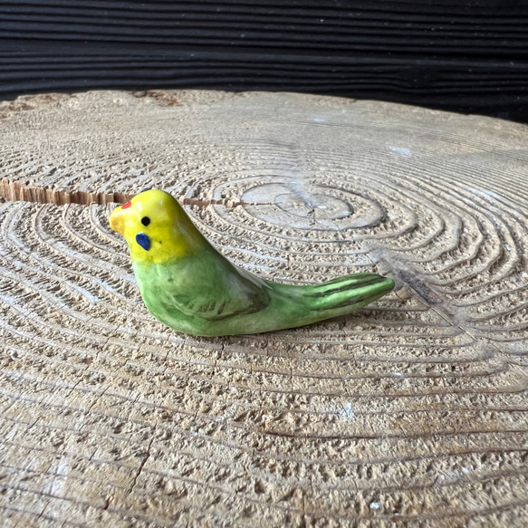 鳥さん箸置き【セキセイインコ】 箸・箸置き studio Wallis 通販