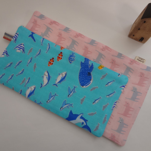 大きめ*猫CAT*やわらかガーゼハンカチ4枚セット*ハンドメイド 