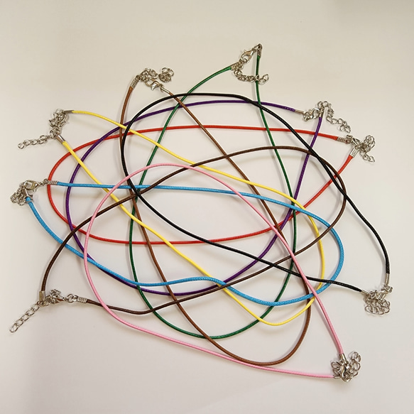 【1本】ネックレスコード★約40cm＋5cm★8色★送料込み 1枚目の画像