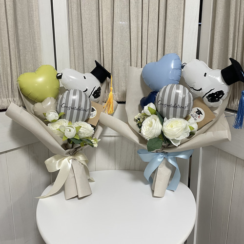 SNOOPY 卒業祝いバルーンブーケ その他インテリア雑貨 N's balloon