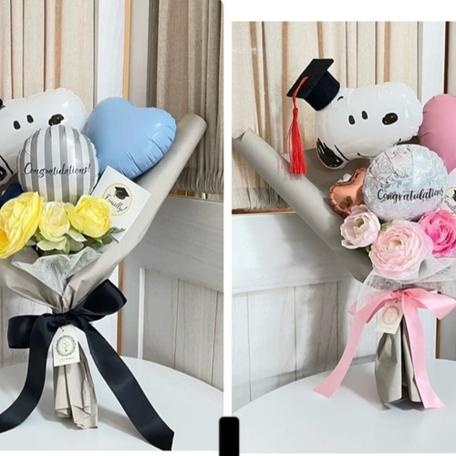 発送は3月10日以降になります SNOOPY 卒業祝いバルーンブーケ その他