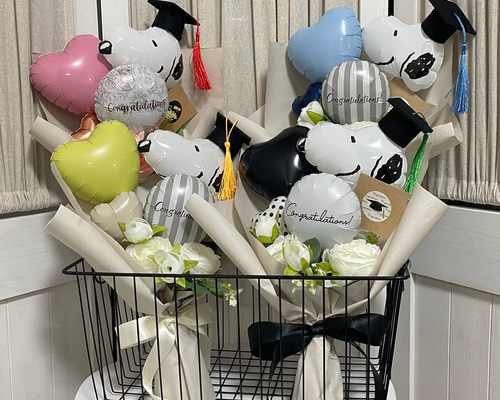 SOLDOUT★雑貨屋がつくる！スヌーピー在庫わずか！卒業花束★バルーンブーケ 929e4a014819ebe5eaa75dfcb028fe