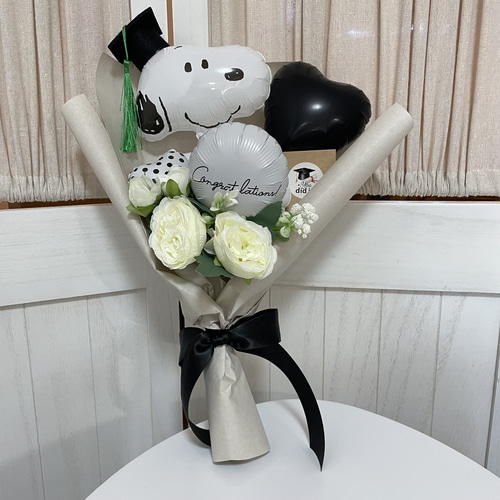 SOLDOUT★雑貨屋がつくる！スヌーピー在庫わずか！卒業花束★バルーンブーケ balloonjewelplus_other066