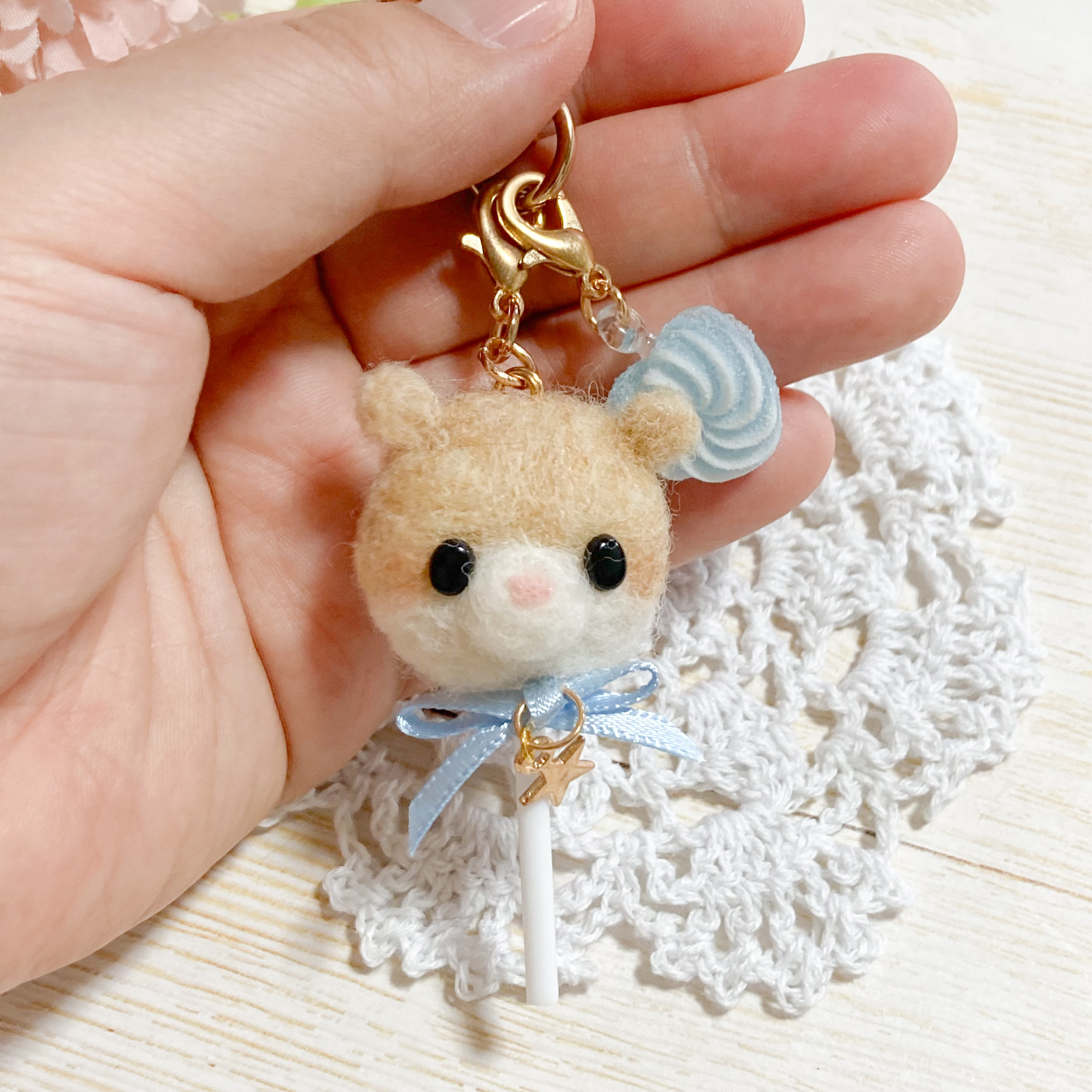 モコモコメロンベア テディベア 海外作家様 ハンドメイド ぬいぐるみ モコモコメロンベア テディベア 海外作家様 ハンドメイド ぬいぐるみ