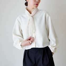 arriy様シャツアイボリー THE LIBRARY / LINEN PULL OVER SHIRT | THE LIBRARY（ザ ライブラリー