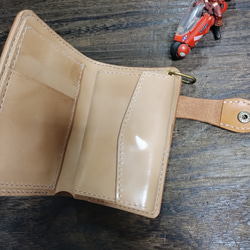 Middle Leather Walletイタチョコ ホックマン 4枚目の画像