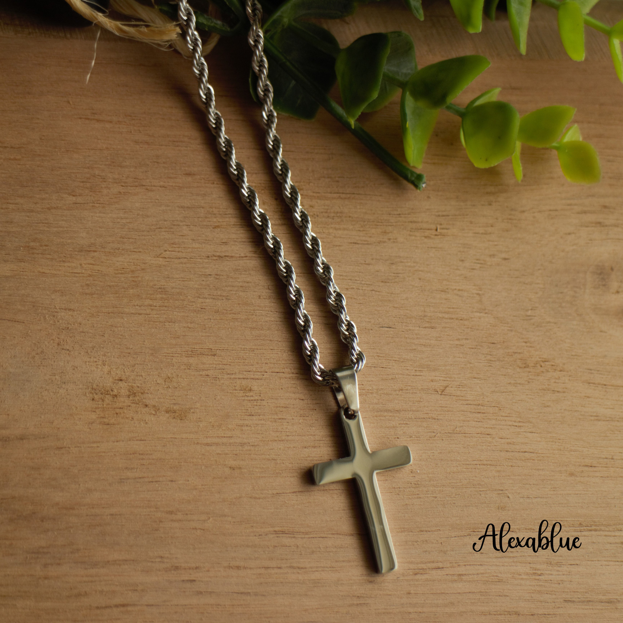 オニキス KAPITAL STERLING刻印 十字架 希少 ネックレス