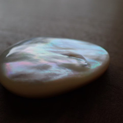 黑色珍珠母貝零件無孔變形水滴型 第4張的照片