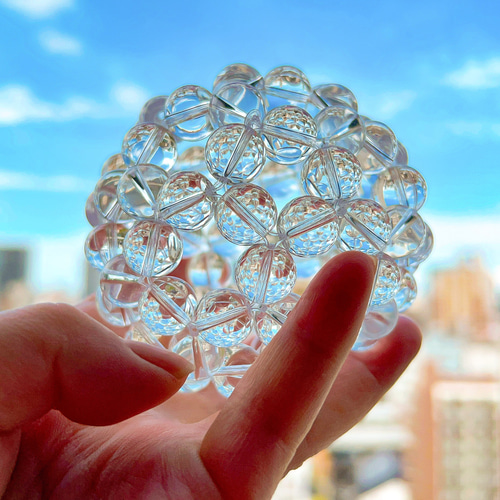 宇宙龍天然石水晶AAA12mm球 直径約8cm/浄化/御守り 天然石 穂 sui 通販 