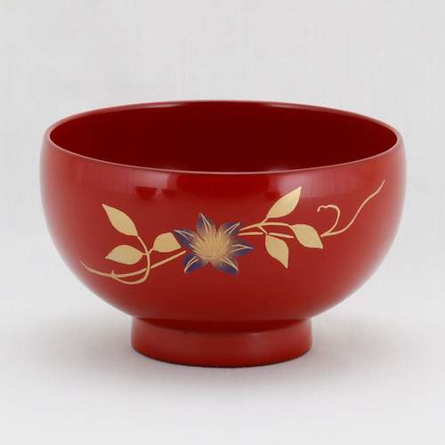 伝統工芸 輪島塗 夫婦椀「ペア~鉄線蒔絵」 【8】 お椀・ボウル 伝統工芸 輪島塗 夫婦椀「ペア~鉄線蒔絵」 【8】 お椀・ボウル