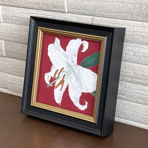 カサブランカ（ミニ額縁入り原画） 絵画 キモトヒロコ 通販 17260443