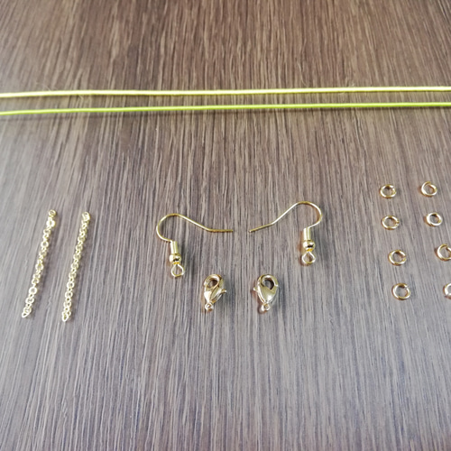 水引パーツ　四葉のクローバー茎あり　12個　リボン付き 水引パーツ四葉のクローバー茎あり12個リボン付き