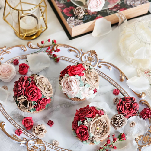 大型額装　壁掛け　ケーキプレート　チューリップブーケ　飾り皿　オブジェ　美術品 imgrc0099201292.jpg