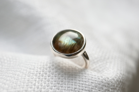 [アゲハ蝶のlabradorite]ring 4枚目の画像