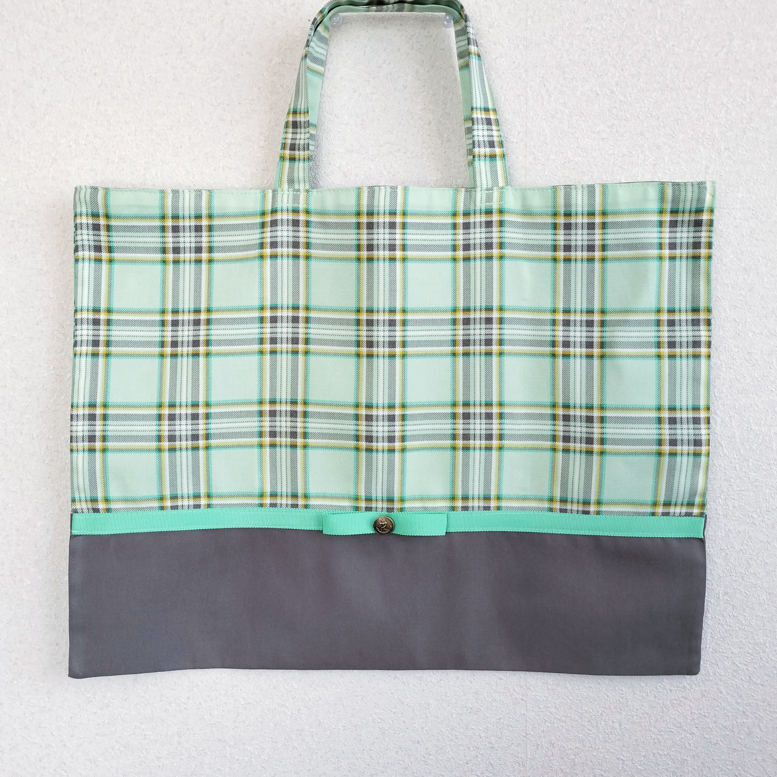 お着替え袋×2 レッスンバッグ×2 / チョコミント、ミントプラム コップ袋×2