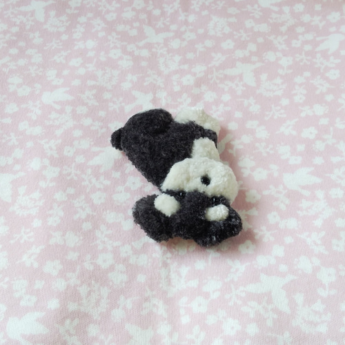 weekends 犬　シュナウザー　ブローチ　大きめ 1_7c6fa07856b11855ba134eeac6d4