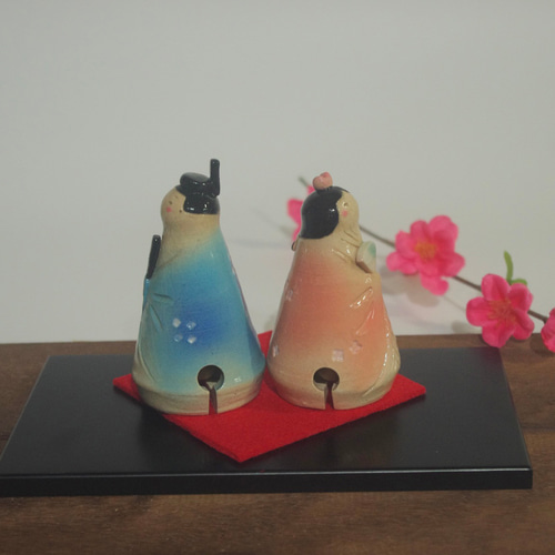 お雛様土鈴2 ひな人形・雛飾り 歩夢工房 ちゃこもも 通販 17261802