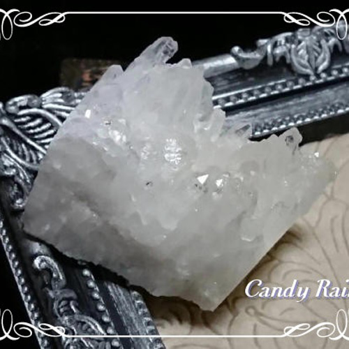 品質証明書付き マニカラン産 水晶 クラスター J ヒマラヤ・マニカラン産 水晶クラスター～Type.J～ *** 天然石 Candy