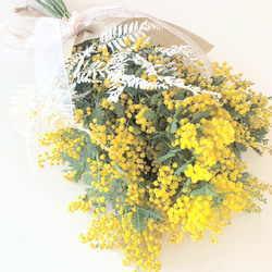 2026販売！ミモザのスワッグ♡ドライフラワーミモザ花束♡おしゃれ