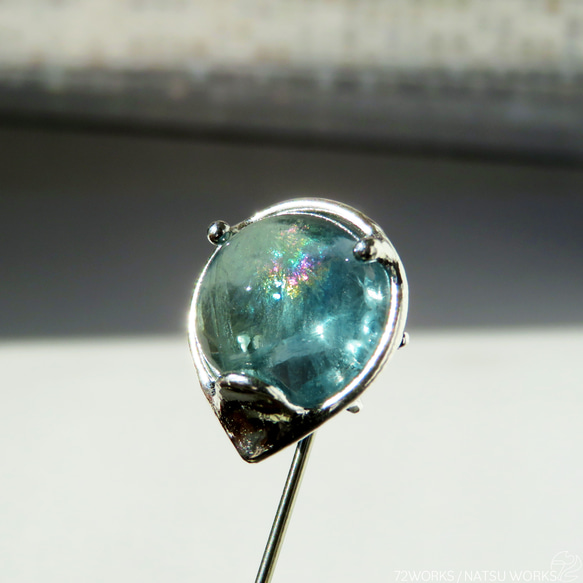 フローライト ブローチ / Fluorite Brooch 4枚目の画像