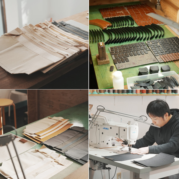 使用了輕量結實的棉麻帆布的側背包【駝色 / camel】 第15張的照片