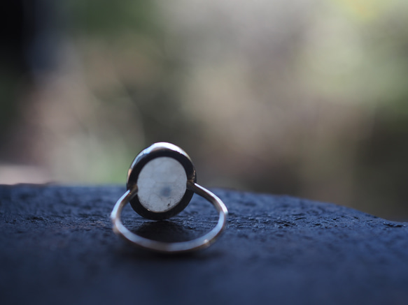 dendritic agate silver ring (mezasu) 12枚目の画像