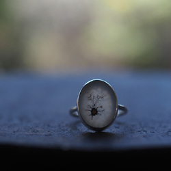 dendritic agate silver ring (mezasu) 9枚目の画像