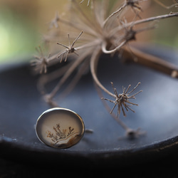 dendritic agate silver ring (kusamoe) 1枚目の画像