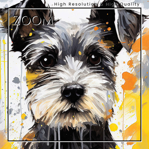 様々な犬の絵 伝説の犬の絵 No.02 | Picture of a legendary dog No.02 by