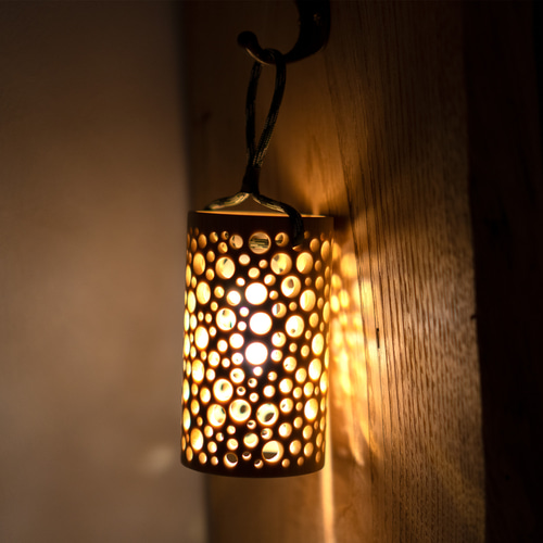 やすらぎランタン (マーブル)LEDライト付き ランタンシェード やすらぎランタン (マーブル)LEDライト付き ランタンシェード