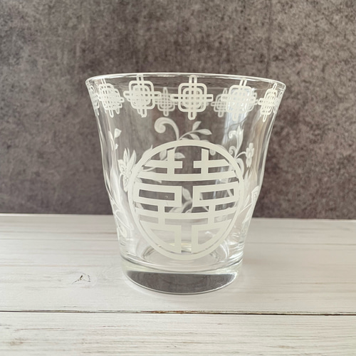 珍しい中華柄グラスA グラス anco-chan78 通販 17263406｜Creema