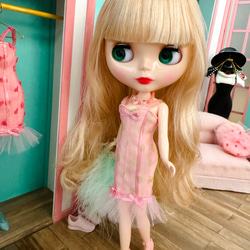ハート ビーズ ネックレス リカちゃん ブライス その他人形 H's