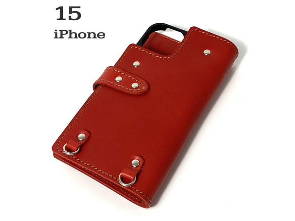 FARO ファーロ iPhone15 手帳型スマホケース スマホカバー 赤 FARO｜Calma Back Case for iPhone 15 | Rakuten Fashion(楽天