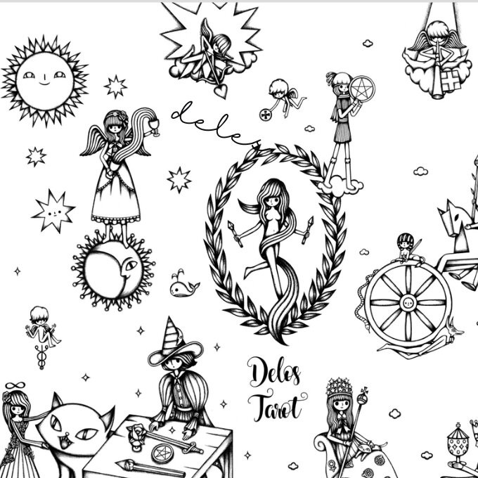 デロス タロットデッキ ボーダレス版 2024