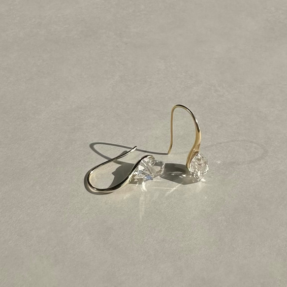 Herkimer 鑽石吊墜/耳環 2024 春季新品 第5張的照片