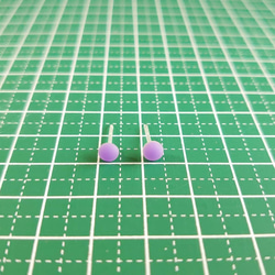 くすみカラーピアス 5mm レジン 樹脂ポスト 12枚目の画像