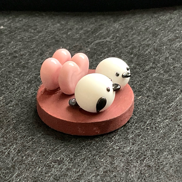 手づくりガラス　シマエナガカードスタンド 人気・おすすめ｜使いやすい・旅行におすすめ 品質保証 全国発送 正規品・日本国内発送・安心保証付き