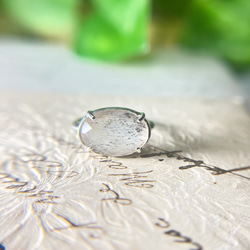 ムーンストーン/クリスタルタブレットリング RG21-155 指輪・リング