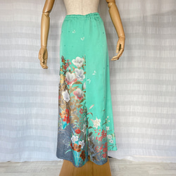 福豆／着物リメイク／バルーンパンツ ★フリーサイズ二本 福豆／着物リメイク／バルーンパンツ ☆フリーサイズ二本 福豆／着物